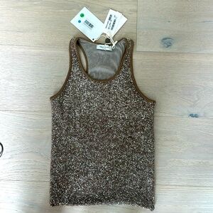 Fabiana Filippi sequin evening top, IT40/Small NwT